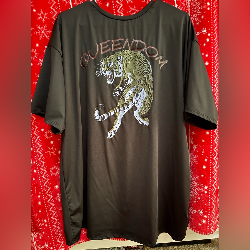 Black Graphic Womens Shirt